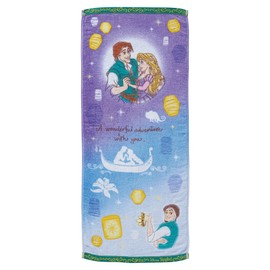 Marushin 2006032000 Face Towel, Tangled, Water Dream, Cotton, Embroidery, Lineup Features 2 Sizes