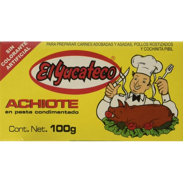 El Yucateco Achiote Paste 3.5 OZ (Pack of 3)