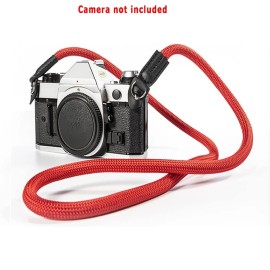 Unbranded Anti-slip Universal Camera Strap, 100cm Climbing Rope, suitable for DSLR Camera - Black