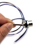 5Pcs M12 4 Pin A Code Female Connector Cable, IP67