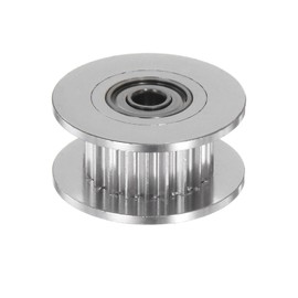 Kozelo Pack of 10 2GT Pulleys - [3 mm Bore x 18 mm Outer Diameter] Synchronous Wheel 20 Teeth for 6 mm Wide Belts, 3D Printer CNC Mechanics Drive, Aluminium Alloy, Silver