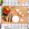 Sintuff 30 x 20'' Extra Large Bamboo Cutting Board Stove