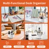 360° Rotating Desk Pencil Holder with 5 Compartments