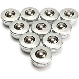 ChenXi Shop 10pcs 8mm Diameter Ball Metal Transfer Bearing Unit Conveyor Roller CY-8H Ball Bearing