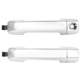 AINTIER Exterior Front Driver Left Passenger Chrome Door Handle Compatible with 2008-2016 for Toyota for Sequoia,2007-2019 for Toyota for Tundra Replaces OE ‎81298;69217-0C020