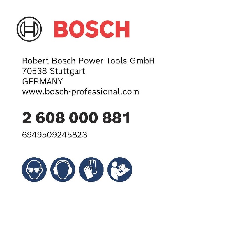 Bosch 1 x Pro Suction Hood (Diameter 115, 125 mm,