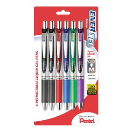 Pentel EnerGel RTX Liquid Gel 0.7 Pen 6/pk