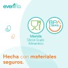 Pack x3 Piezas Biberones Evenflo Cuello Ancho 270ml Niño