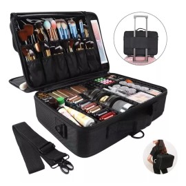 Case Cosmetiquera Portatil Mochila Escolar Maletin De Viaje Dr