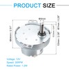 MECCANIXITY Slow Speed Motor JS-50T D-Shaft Gear Electric Motor, 12V