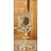Brass Monstrance Reliquary 5 X 11 1/2"