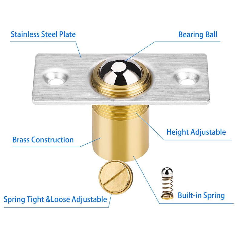 4Pack Door Ball Catch, Closet Door Ball Catch Hardware