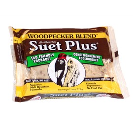 ST. ALBANS BAY SUET PLUS Suet Plus Bird Suet Cake 12 Pack of 11 oz Suet Cakes (Woodpecker Blend)