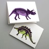 Dinosaur Greeting Cards Boxed Set - 24 Blank Thank You