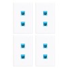 XGGYA Ethernet Wall Plate 2 Port with RJ45 Keystone Coupler