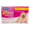 Johnsons Veterinary Products 4Fleas Dog Flea Tablets for Large Dogs,