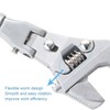 Flexhead Adjustable Wrench 10 to 12in Ratcheting Spanner with Retractable
