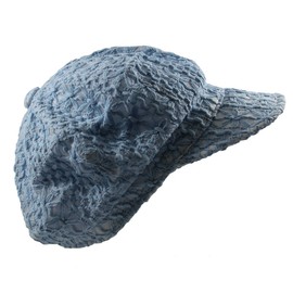 RW Ladies Summer Crochet Newsboy Hats (Sky Blue)