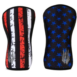 Bear KompleX Knee Sleeves for Weightlifting, Lifting Knee Sleeves for Men & Women, 5mm/7mm Compression Neoprene Knee Sleeve Support for Squats, Powerlifting, Gym & CrossFit