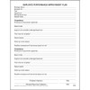 Employee Performance Improvement Plan Form, 8.5 x 11, 75 Pack,
