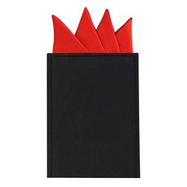 The Tie Co™ Premium Collection Pre Folded Point Pocket Square/Hanky/Handkerchief (Red)