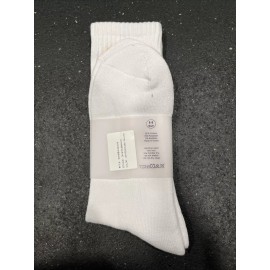 Drew House Justin Bieber Drew House Scribble Unisex White Yellows Mid One Size Socks