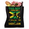 Ackee & Saltfish Eating Jamaican Food Lover Saltfish Tote Bag