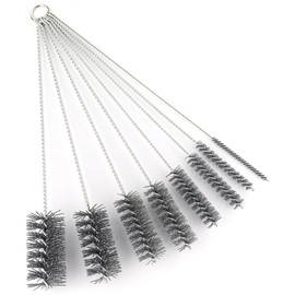 16 Inch Extra Long Pipe Cleaning Brush Set Abrasive Filament, 8 Piece Variety Pack for Removal of Rust, Corrosion, Paint, Etc.