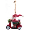 Kurt S. Adler Playful Gnome Ornament (Motorcycle)