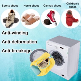 TCSSTJZ Replacement for shoe washing machine, shoe washing machine bag for washing machine and dryer, reusable shoe bag for washing machine for all shoe types and sizes (blue)