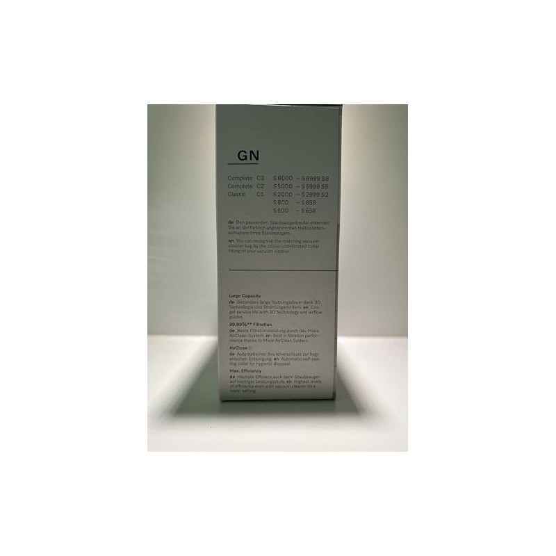 Miele HyClean Pure GN Staubsaugerbeutel Set, 4 Beutel + 2