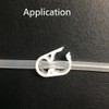 Water Flow Control Tube Clamp, 4 Pcs 5-8mm Plastic Adjustable