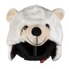 Hoxyheads Polarbär Polar Bear Ski Helmet Cover for Kids, Skier,