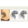 2 Blätter Temporary Leopard Tattoo Gepard Tattoo Tier Tattoo TH227x2
