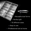 Mylee Nail Capsules - Choice of 12 Sizes - Reusable,