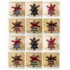 on the clover Christmas Tree Gift Box, Set of 12,