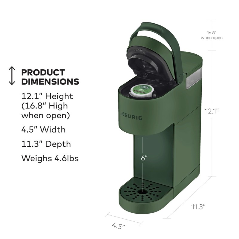 Keurig K-Mini Single Serve K-Cup Pod Coffee Maker, 6 to