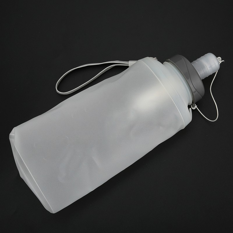 750ml Large Opening Diameter Folding Soft Kettle Portable Silicone Water