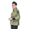 IC Collection Animal-Print Jacquard Three Button Jacket - 5398J