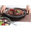 New Star Foodservice 26733 Oval Stainless Steel Sizzling Platter with
