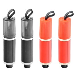 Pack of 4 Seat Belt Cutter Emergency Hammer, 2-in-1 Car Emergency Hammer with Glass Breaker, Portable Rescue Tool for Cars & Buses (2 Black + 2 Red)