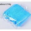 HOTWE Disposable Non-woven Caps, 100pcs Blue Elastic Hair Net for