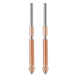 K2 Plus Nozzles 0.4mm*0.6mm 2PCS, Unicorn K2 Quick-Swap Nozzles with Titanium Alloy Heat Break, Copper Alloy and Hardened Steel Nozzle, High Flow Nozzles Kit for K2 Plus 3D Printer