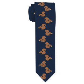 ThisWear Funny Squirrel Gifts for Men Squirrel Tie Squirrel Office Gifts Squirrel Gag Gifts Squirrel Necktie