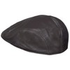 Men's Brown Real Soft Leather Ivy Beret Newsboy Gatsby Golf