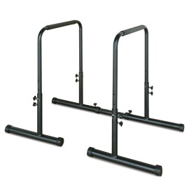 Power Tower Dip Station w/Bench Pull Up Bar Stand Adjustable For Home Strength