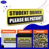 GEEKBEAR Student Driver Car Magnet - Colorful, Reflective, Weather-Resistant -