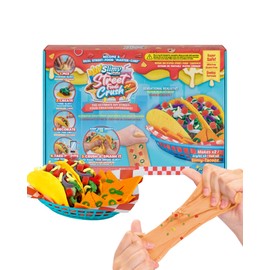Slimy Street Foodz Crush Tacooz, Slime and Clay Creative Set, Baking Game for Mixing, Shaping and Decorating, Creative Design for Children