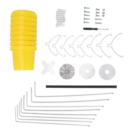 Dynamic Ferris Wheel Bird Feeder with 8 Buckets, Ideal for Feeding, Fun Garden Viewing