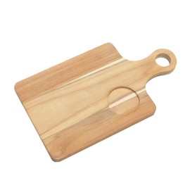 Tramontina 13202/050 TRAMONTINA Organic Wood Plate 10.2 x 6.9 inches (26 x 15 cm) with Handle with Cocotte Groove Antibacterial Made in Brazil